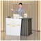 Empfangstheke Rezeption Friseur, Empfangstheke Einfach moderner Supermarkt Convenience Store Hotel Small Bar Beauty Salon Bekleidungsgeschäft Kassierer Rezepti(Size:100x40x90cm,Color:Warmweiß)