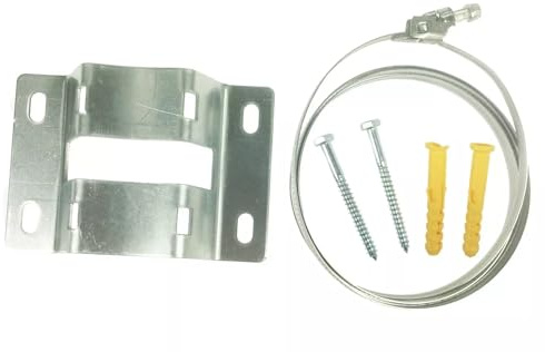 TC - Soporte de montaje de recipiente de expansión con correa de abrazadera de metal para recipientes de calefacción o potables de 8 litros, 12 litros, 18 litros, 24 litros