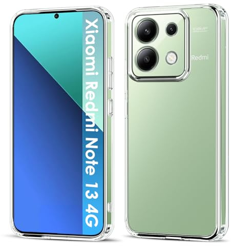 Filoto Ultra Clear TPU hülle für Xiaomi Redmi Note 13 4G 6.67″(2024) | Ultra Clear, Ultra Dünn, Flexibles TPU, Militärischer Fallschutz, Erhöhter Kameraschutz, Präzise Aussparungen