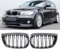 YIUBCZOQI E81 E87 Kühlergrill für BMW 1er E81 E87 120i 128i 130i 135i Nieren Doppelsteg Grill Sport Glanz Schwarz 2004 2005 2006 2007