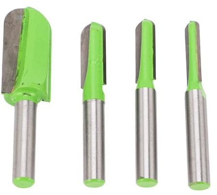 Hohe Härte Rund Untere Kernbox -Bits für Holzbearbeitung 8mm Shank Router Bit CNC -Schnitzmühlenschneider mit 4pcs