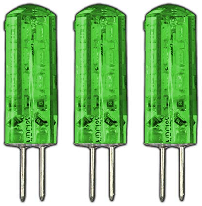 PB-Versand 3x G4 LED 1,5 Watt Lampe dimmbar grün 12V DC 24 SMD Dimmer grünes Licht