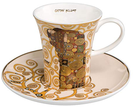Die Erfüllung - Espressotasse Artis Orbis Gustav Klimt