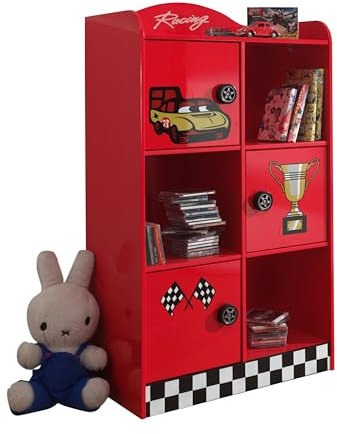 'Autobett scbi120r Schrank rot MDF 42 x 76 x 133 cm