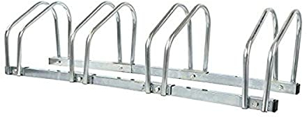ProPlus für 4 Fahrräder Fahrradständer, Silber, 4