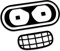 Decus Futurama Bender Gesicht // Sticker OEM JDM Style Aufkleber // Sticker OEM JDM Style Aufkleber