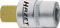Hazet Schraubendrehereinsatz 1/2 Innensechskant 17x52mm