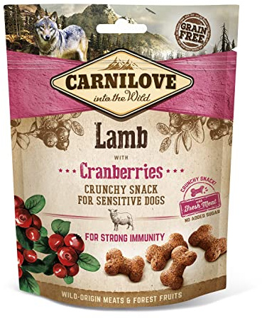 Carnilove Canine Crunchy Snack Lamb Cranberry Box 6X200G 1200g