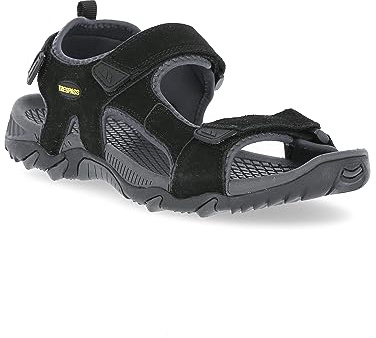 Trespass Mens Walking Sandals Belay Black in Size - 6