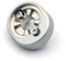 Schüco RC-Befestigungsrosette abschließbar, Silver Look 247131/247139