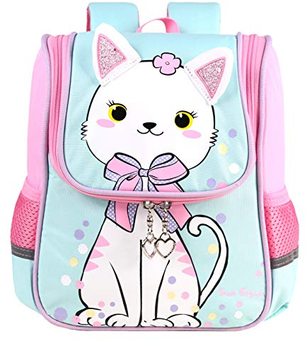 PROTAURI Kinder Rucksack - Jungen Mädchen Schulrucksäcke Kleinkind Schüler Tier Tasche Tagesrucksack für Grundschule Kindergarten/3-7 Jahre