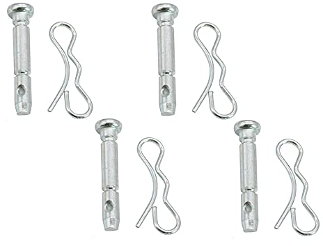 SECURA 4x Scherbolzen 40mm + Splint kompatibel mit MTD Optima ME 76 31AY5ET5678 Schneefräse