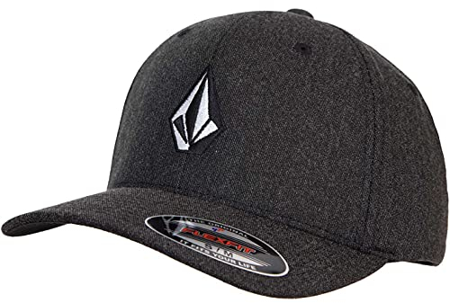Volcom Full Stone Flexfit Cap (Heather Charcoal, S/M)
