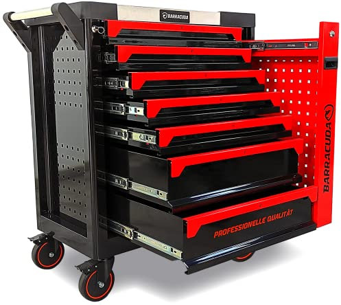 Barracuda Tools Servante d'atelier 8 tiroirs avec 6 outillés - CUDA Max XXL BR