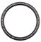Create idea Smartwatch Bezel Ring 42mm Lünette Ring Styling Hülle Aufkleber Dekoration Selbstklebende Abdeckung Schwarz Kompatibel mit Galaxy Watch 4