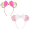 DRESHOW Oreilles de Souris Arc Bandeaux Paillettes Décoration de Fête Cosplay Costume pour Filles et Femmes, Taille unique, 2 pcs Set-45