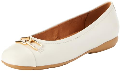 Geox D Annytah A, Ballet Flat Mujer, Lt Sand, 34.5 EU