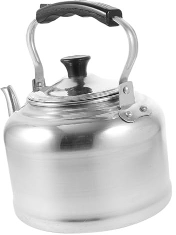 Luxshiny Hervidor Tetera De Fogata Teteras Para Acampar Tetera Hirviendo Caldera De Agua De La Estufa Tetera Coreana Tetera Para Picnic Tetera Con Mango Tetera Grande Anticuado Aluminio