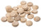 sourcing map Holzstopfen, 50 Stück 20 x 15 mm - Buchenholz-Knopfstopfen, Schraubenlochabdeckungen, dekorative Holzabdeckung für Treppenstühle, Möbel und Holzarbeiten