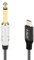 J&D USB Type C auf 6,35mm 1/4 Zoll TS Gitarren-Audiokabel, Mikrofonkabel für Audioaufnahmen, Bass, Elektronisches Klavier, Kompatibel mit iPhone 15/16 Serie, 1 M