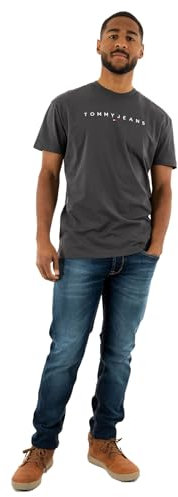 Tommy Jeans Women’s Linear Logo Short Sleeve Cotton T-Shirt