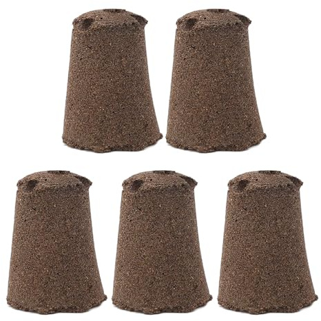 Locadence 50Pcs Grow Sponges, Seedling Block, Peat Planting Block Kit for Gardening Hydroponics, Soilless Cultivation, Plants Germination (HRD-TN0314)