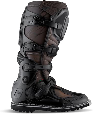 Gaerne Men's Fastback Endurance Dirt Bike Boot Motorcycle, Enduro Black/Brown, 10