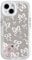 NITITOP Compatible with iPhone 13 Case Cute Mirror Bow Love Heart Pattern for Women Girls Ribbon Design Shockproof Silver Protective Phone Cover - White Bow
