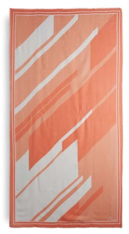 OPUS Damen Tuch | Leichtes Print Tuch AXENI mit Fransen pale orange, 0