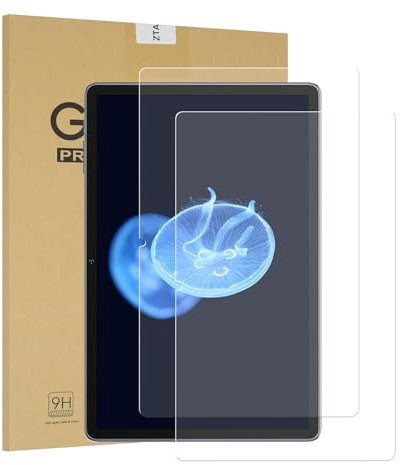 ZTAOOPOU (2 piezas de vidrio templado para Oukitel RT9/RT5 (10,1) Protector de pantalla HD transparente Oukitel OT6 de vidrio templado