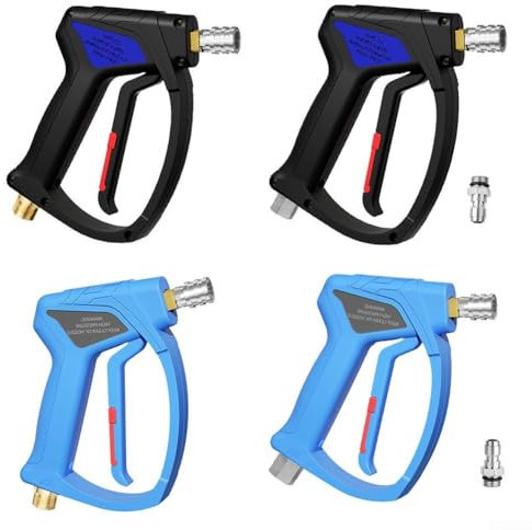 35,6 cm (14 Zoll) Hochdruckreiniger-Griff für M22 14 mm und 3/8-Zoll-Anschluss, Schnellanschluss für ultimativen Komfort (blau M22-14)
