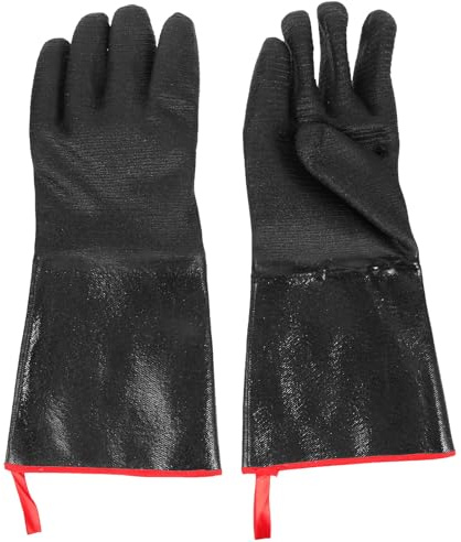 VILLFUL Feuerfeste Neopren Handschuhe bis Wasserdichte Ölbeständige Grill Kochhandschuhe Hitzebeständig Unisex Praktische Multifunktions ofenhandschuhe
