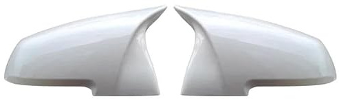 Außenspiegelkappe Für 1 2 3 3GT 4 M2 i3 Serie F20 F21 F22 F23 F30 F31 F32 F33 F34 Spiegel Abdeckung Auto Seite Rückspiegel Kappe Deckel Shell(WEISS)