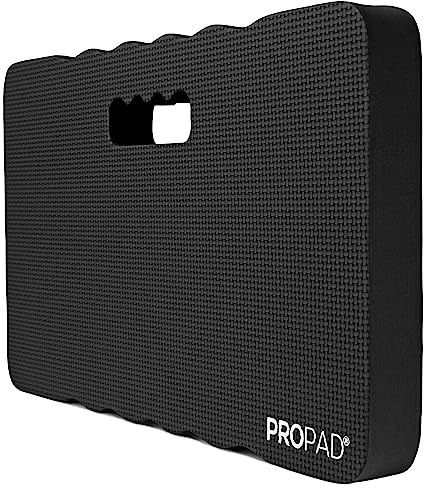 Thick Kneeling Pad, Garden Kneeler for Gardening, Bath Kneeler for Baby Bath, Kneeling Mat for Exercise & Yoga, Knee Pad for Work, Floor Foam Pad, Extra Large (XL) 18 x 11 x 1.5 Inches, Black