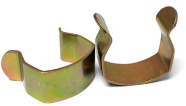 Husseinbolt Premium Steel U Clips for Joining Divan and Ottoman Bed Bases - Secure and Durable Steel Clips with Anti-Rust Zinc Coating (Pack of 2 U Clips)