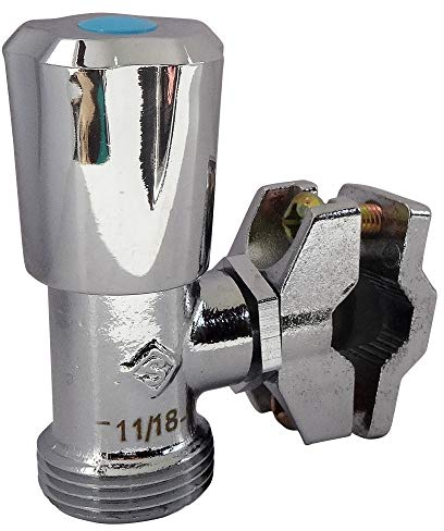 SOMATHERM 100012 for You-Robinet Mural autoperceur Standard à clapet pour Alimentation Machine à Laver-Laiton chromé-Cuivre de 10 à 16 M20/27, Gris