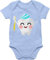 Baby Body Junge Mädchen - Karneval & Fasching - Zahnfee Zahnpasta I Zahnmedizin Geschenkidee I Erster Zahn - 3/6 Monate - Babyblau - first tooth outfit faschingsstrampler fastnacht zähne bodys