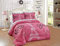 Better Home Style Bettwäsche-Set, Rosa, Weiß, Schwarz, Paris Eiffelturm, Bonjour-Design, 7-teilig, Bett in einer Tasche, inkl. Bettlaken, #FS Paris Pink Twin