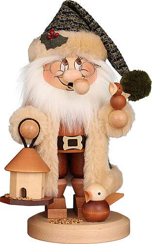 Christian Ulbricht Räuchermännchen Wichtel Weihnachtsmann Vogelfütterung - 29,5 cm