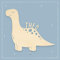 Personalisierte Nachtleuchte Wandleuchte kinderzimmer-lampe Levi das Langhals Dino /Tauf-Geschenk oder zur Geburt für Baby und Kind mit Wunsch-Name für Mädchen Jungen Nachtlicht [Energieklasse A++]