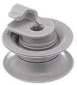 Roue du panier supérieur pour e.a. Bosch, Siemens lave-vaisselle 611666, 00611666
