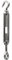 FASTON® Spannschloss Auge - Haken M5 änhl. DIN 1480 Edelstahl A4 V4A (2 Stück) Spannschlösser Wantenspanner Spannschloß Spannschraube