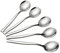 Xowine 12-Piece Stainless Steel Round Spoon, Soup Spoon