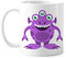 Universe Alien Monster Lila Alien Tasse Keramik Kaffee Porzellan Tasse Geschirr