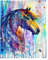 (40 x 50 cm)Square Diamond Painting Full Drill DIY 5D Carré Diamant Peinture Art Kits Cheval Point de Croix Broderie Strass Plein Perceuse Peinture Carré avec Diamant Toile Carré Mosaïque Cadeau