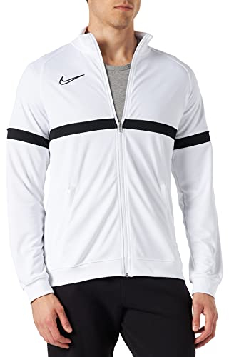 Nike Dri-FIT Academy 21 Veste Homme, Blanc/Noir/Noir/Noir, L