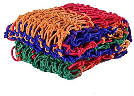SSCYHT Kinder-Kletternetz, Hängebrücken-Zaunnetz, sicheres Netz Balkonschutznetz Seildurchmesser 10 mm Professionelles Sicherheitsnetz, Indoor-Anti-Fall-Netz für Kinder,1X4M
