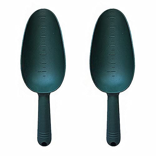 ANCLLO Lot de 2 truelles manuelles en plastique pour jardinage, pot de fleurs, pelle, pelle à briser, pelle pour plante verte