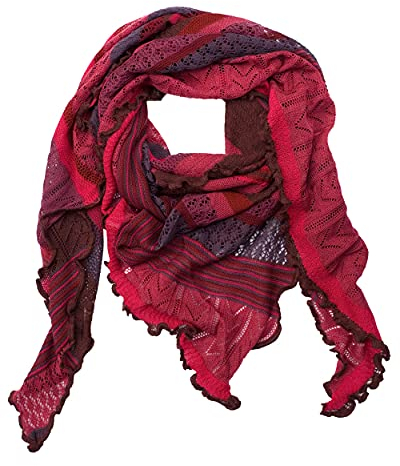 Invero, Merino Dreieckstuch/Schal Kyra, 100% Wolle (Beere)