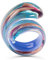 Anellissimo Bague Spirale Murano Glass Blue Sky Femme -